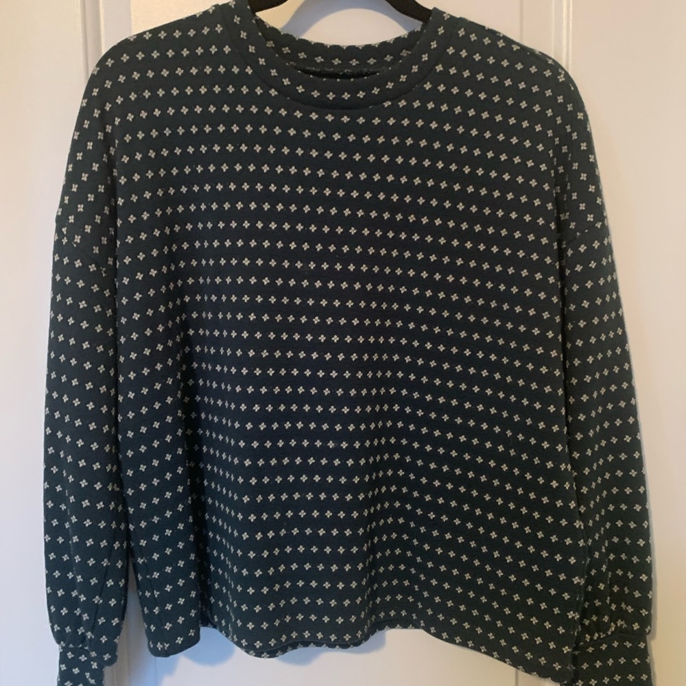 Madewell patterned sweater